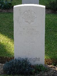 Salonika (Lembet Road) Military Cemetery - Forbes, W